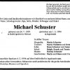 Schuster Michael 1929-1994 Todesanzeige